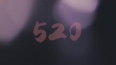 520粉色情人节浪漫回忆片头视频的预览图